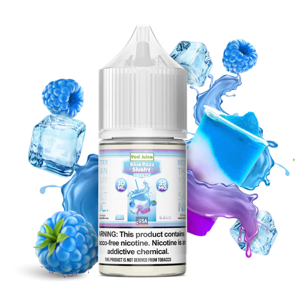 Blue Raz Slushy Pod Juice