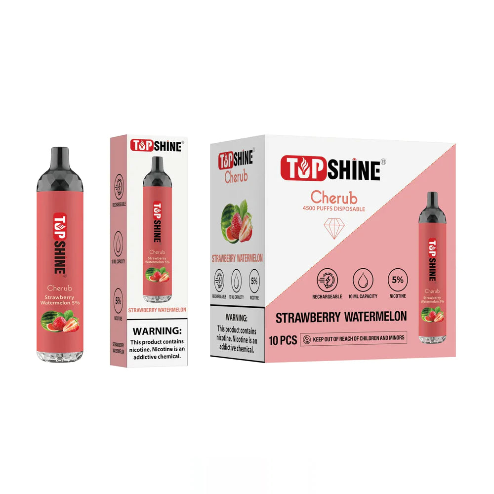 Strawberry Watermelon Top Shine Cherub
