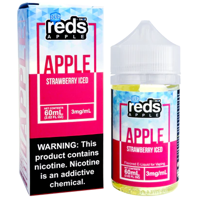 Strawberry Iced Daze Reds Apple E-Juice 60ml