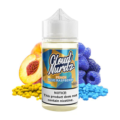Peach Blue Raspberry Cloud Nurdz E-Juice