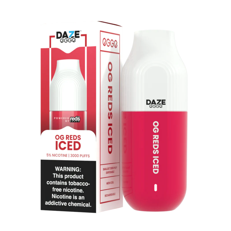 OG Reds Iced Daze 3000 Puffs