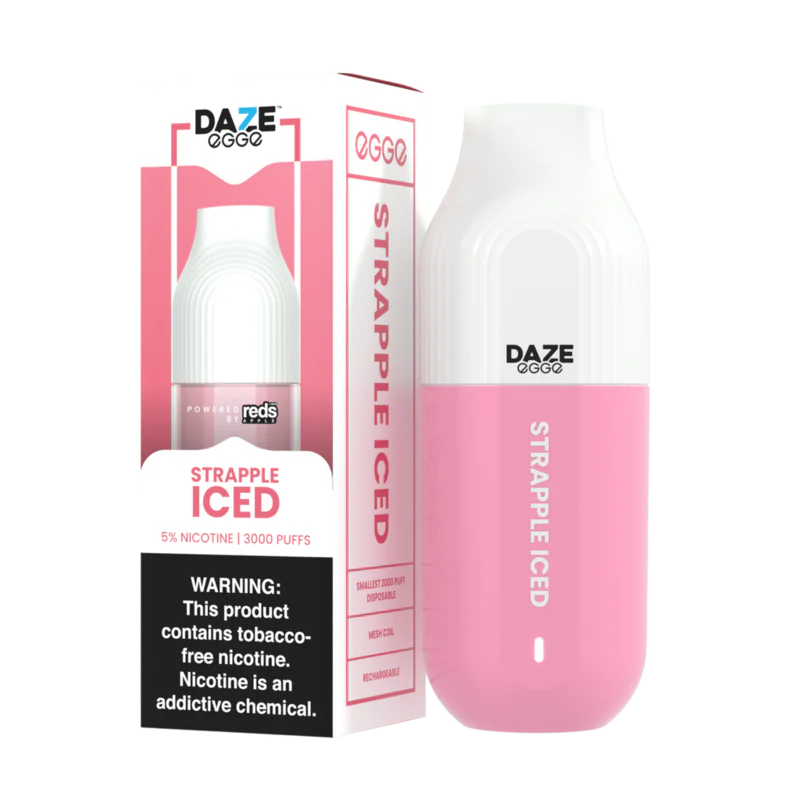 Daze Strapple Iced 3000 Puffs