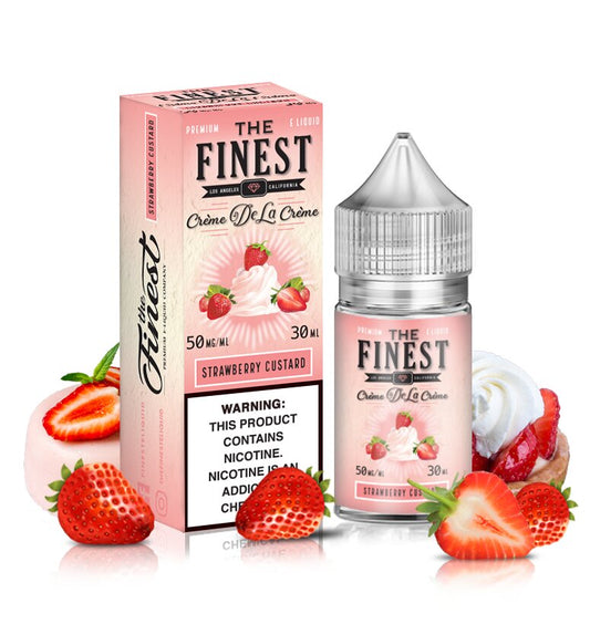 The Finest Strawberry Custard Salt Nic Juice