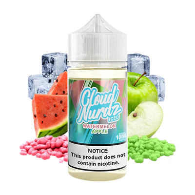 Iced Watermelon Apple Cloud Nurdz E-Juice